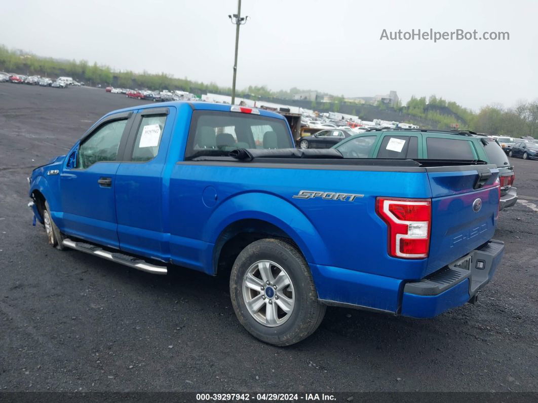 2019 Ford F-150 Xl Blue vin: 1FTEX1CB0KFB43941