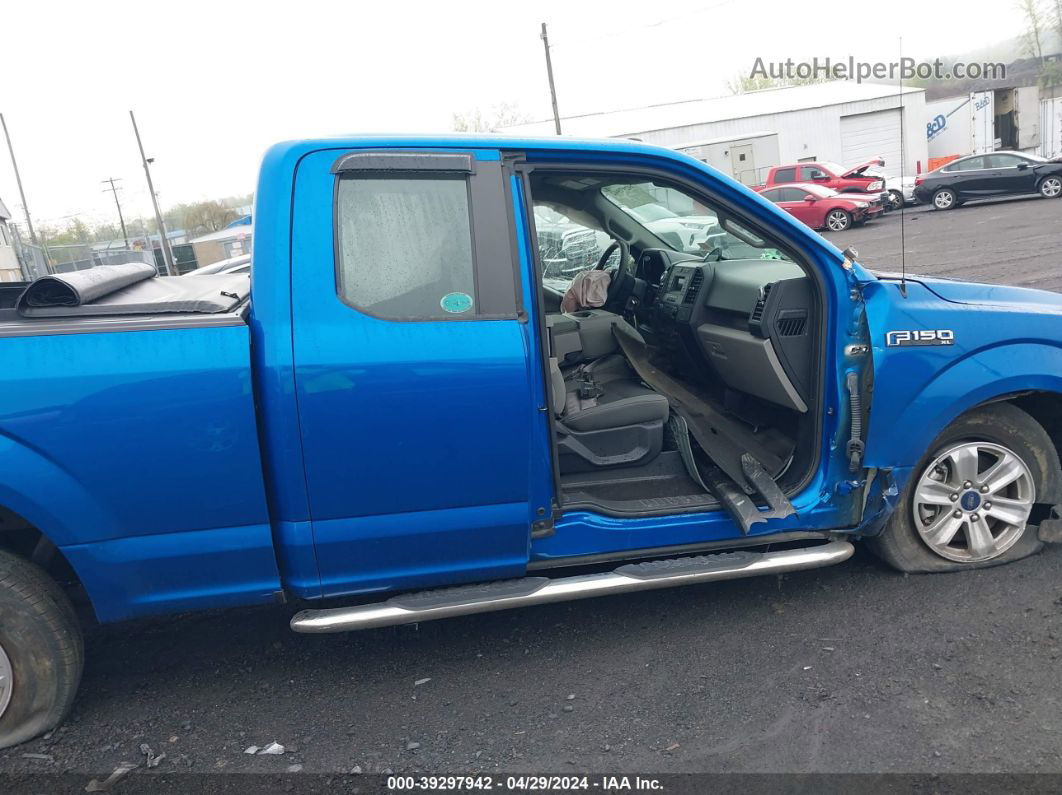 2019 Ford F-150 Xl Blue vin: 1FTEX1CB0KFB43941