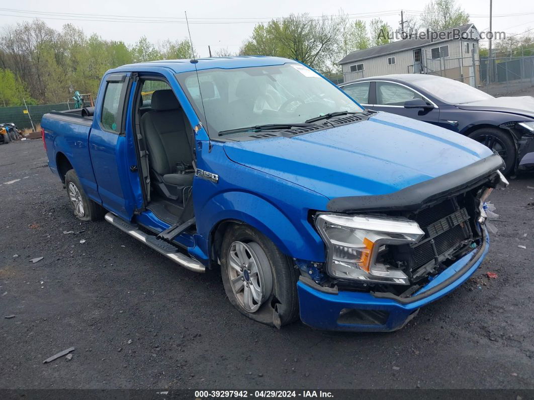 2019 Ford F-150 Xl Blue vin: 1FTEX1CB0KFB43941