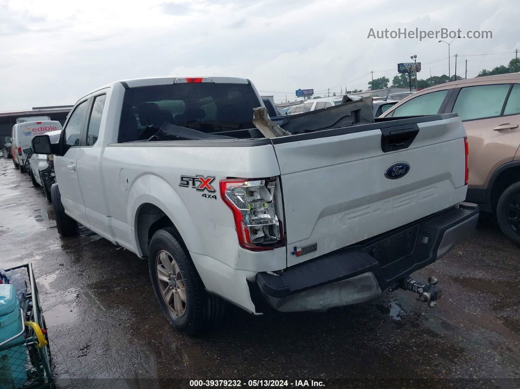 2019 Ford F-150 Xl White vin: 1FTEX1CB0KKD32984