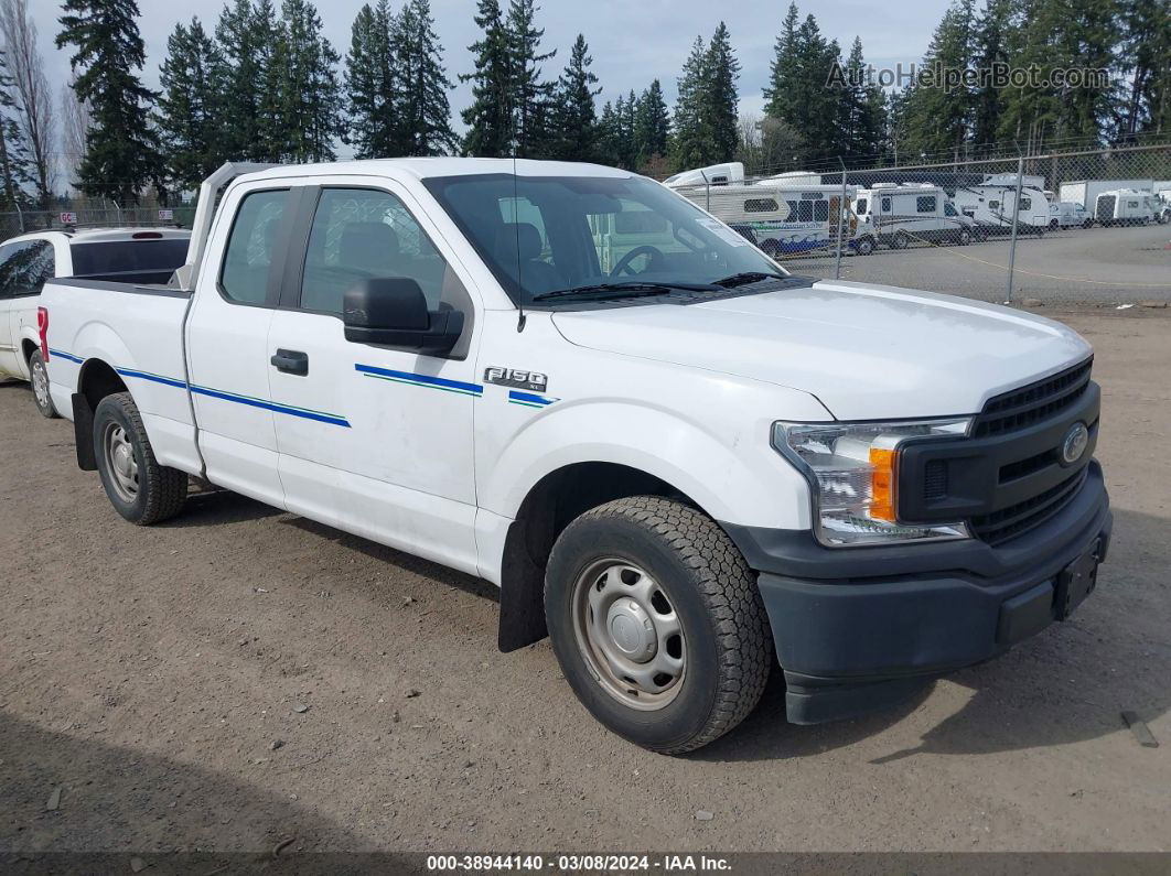 2018 Ford F-150 Xl White vin: 1FTEX1CB2JKD73633