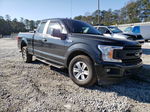 2018 Ford F150 Super Cab Black vin: 1FTEX1CB3JKC37740