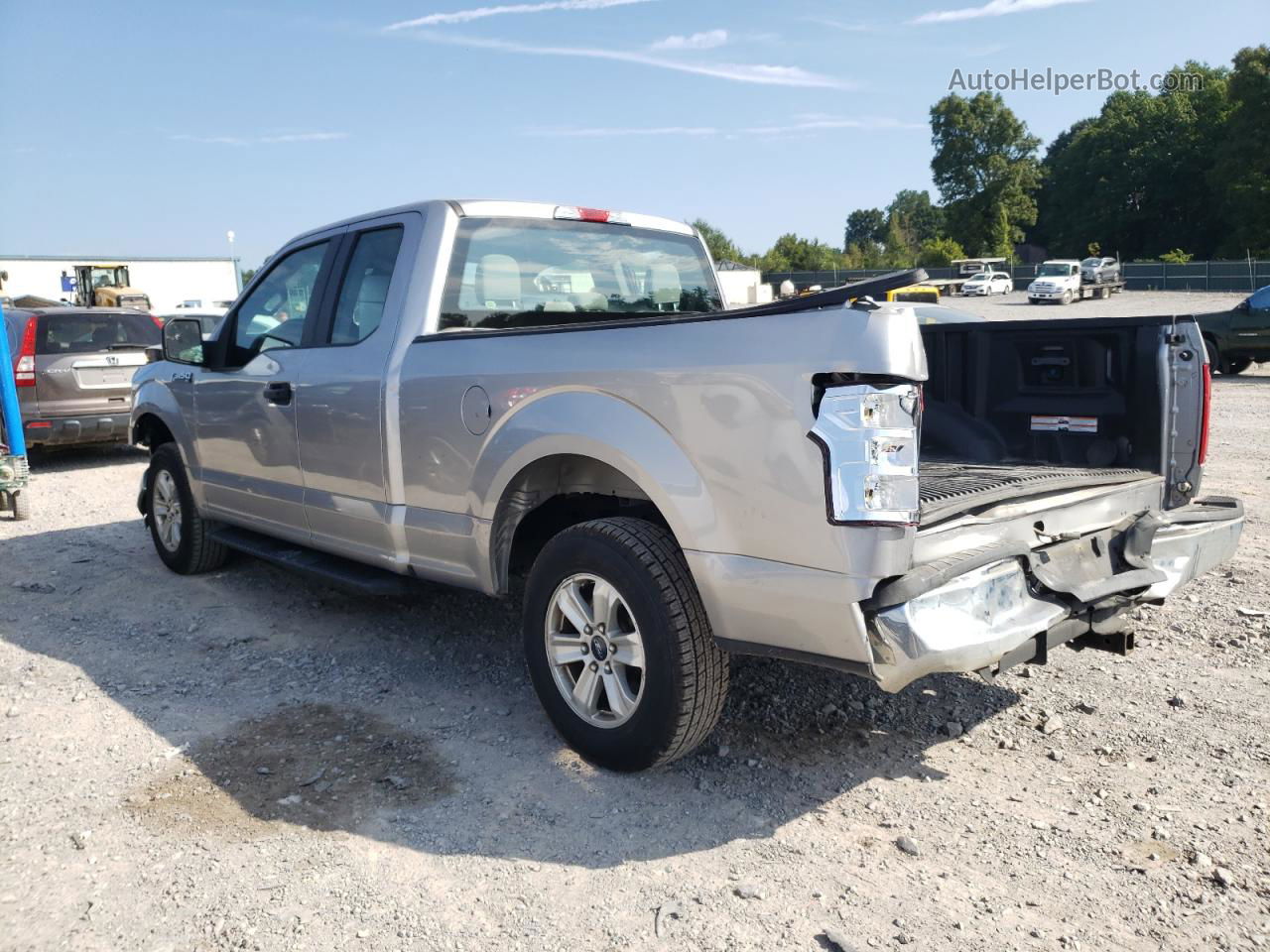 2020 Ford F150 Super Cab Silver vin: 1FTEX1CB4LFC51335