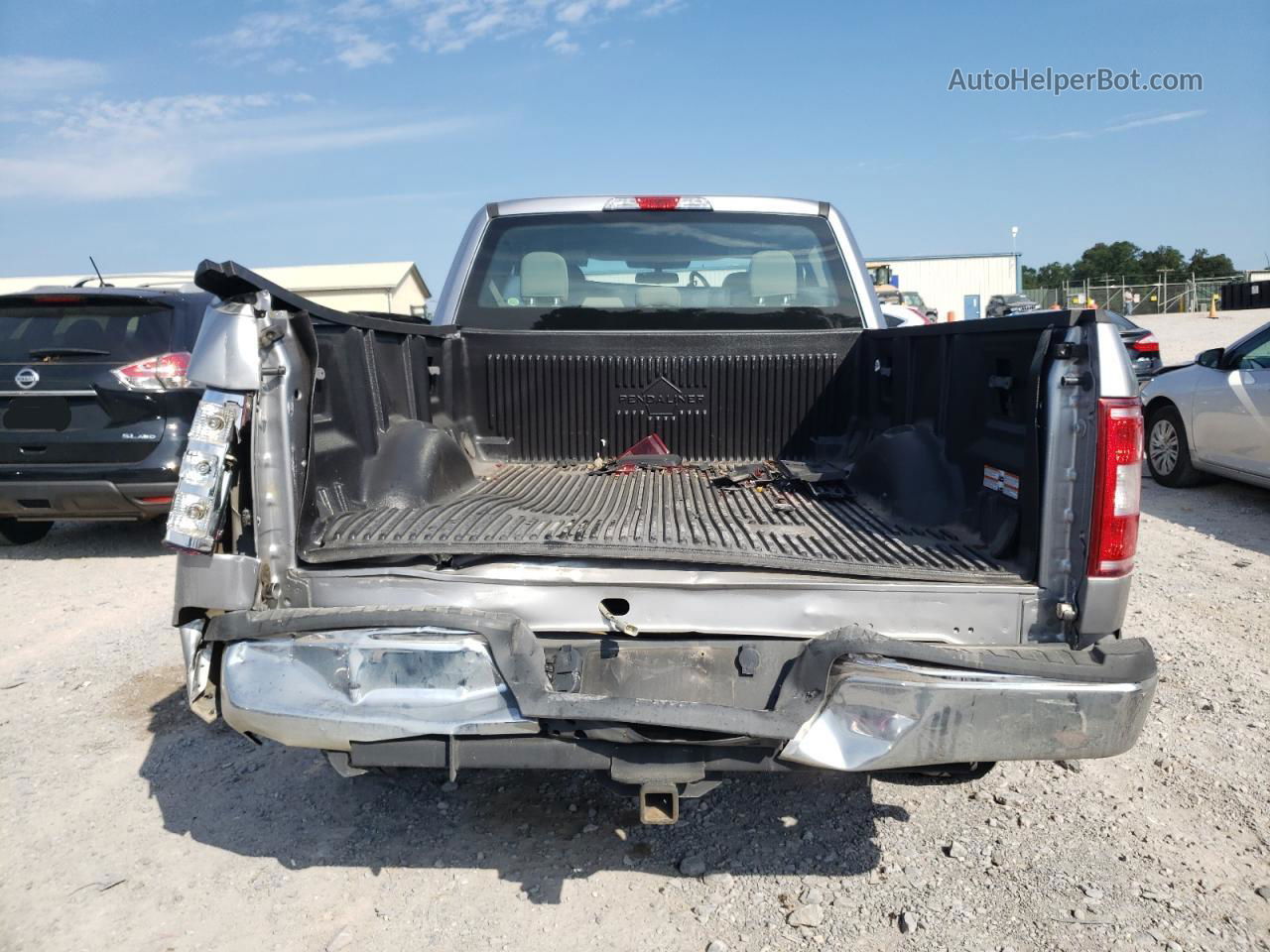 2020 Ford F150 Super Cab Silver vin: 1FTEX1CB4LFC51335