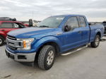 2018 Ford F150 Super Cab Blue vin: 1FTEX1CB5JKC69752