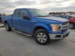 2018 Ford F150 Super Cab Blue vin: 1FTEX1CB5JKC69752