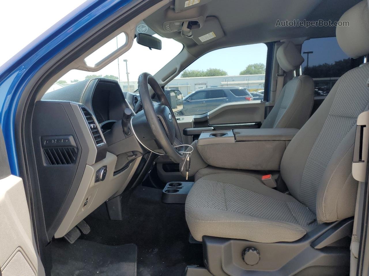 2018 Ford F150 Super Cab Синий vin: 1FTEX1CB7JKG11377