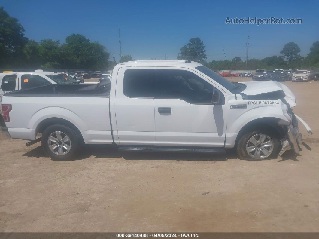 2019 Ford F-150 Xlt White vin: 1FTEX1CB8KKE70322