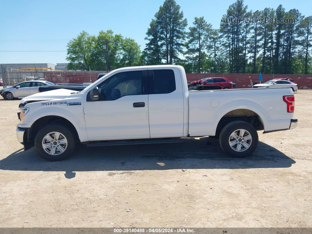 2019 Ford F-150 Xlt White vin: 1FTEX1CB8KKE70322