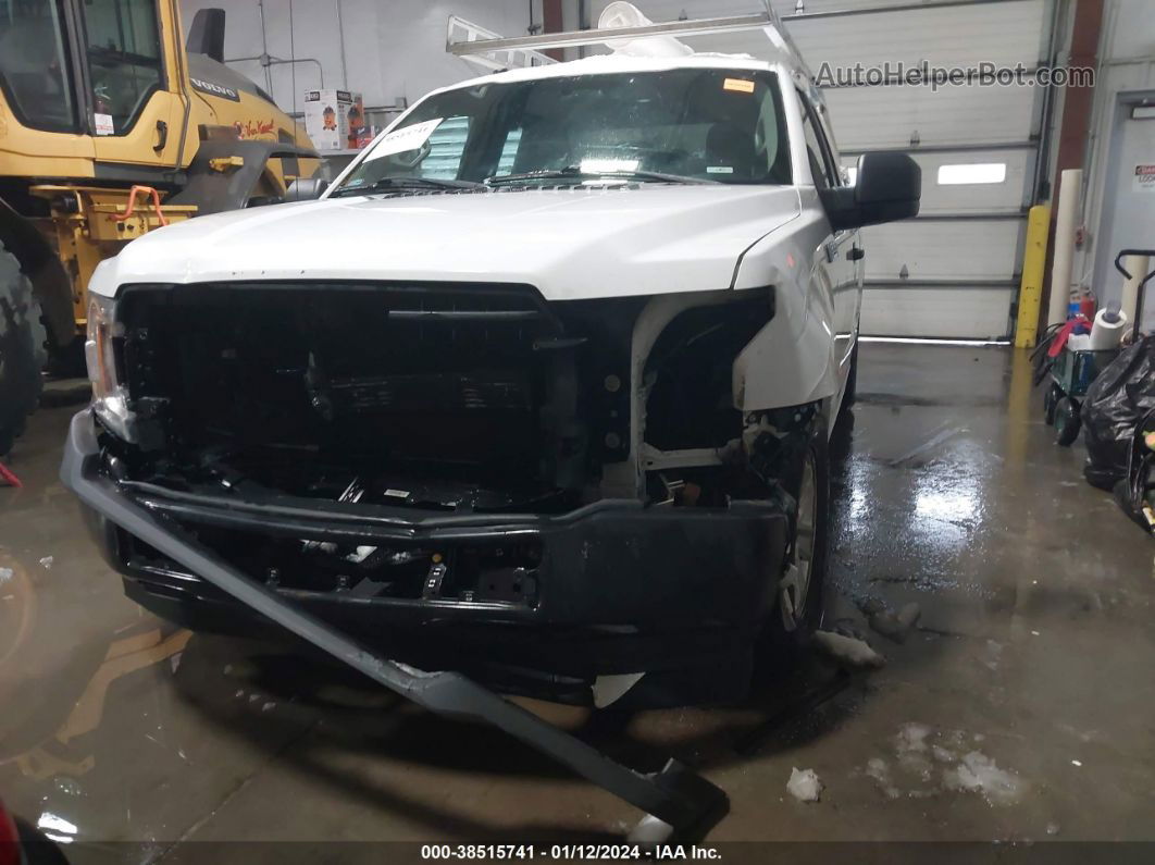 2018 Ford F-150 Xl White vin: 1FTEX1CBXJKD33218