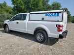 2018 Ford F150 Super Cab White vin: 1FTEX1CBXJKD59480