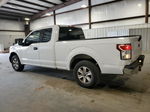 2018 Ford F150 Super Cab White vin: 1FTEX1CG0JKE33954