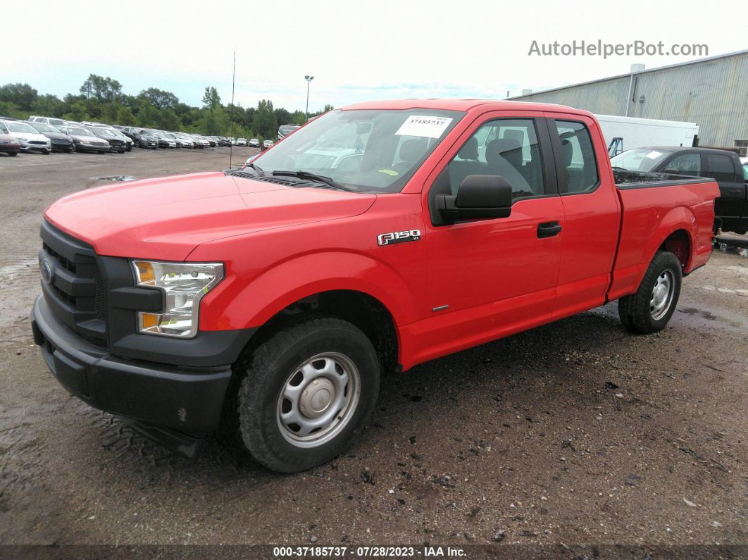 2017 Ford F-150 Xl/xlt/lariat Red vin: 1FTEX1CG4HKC56285