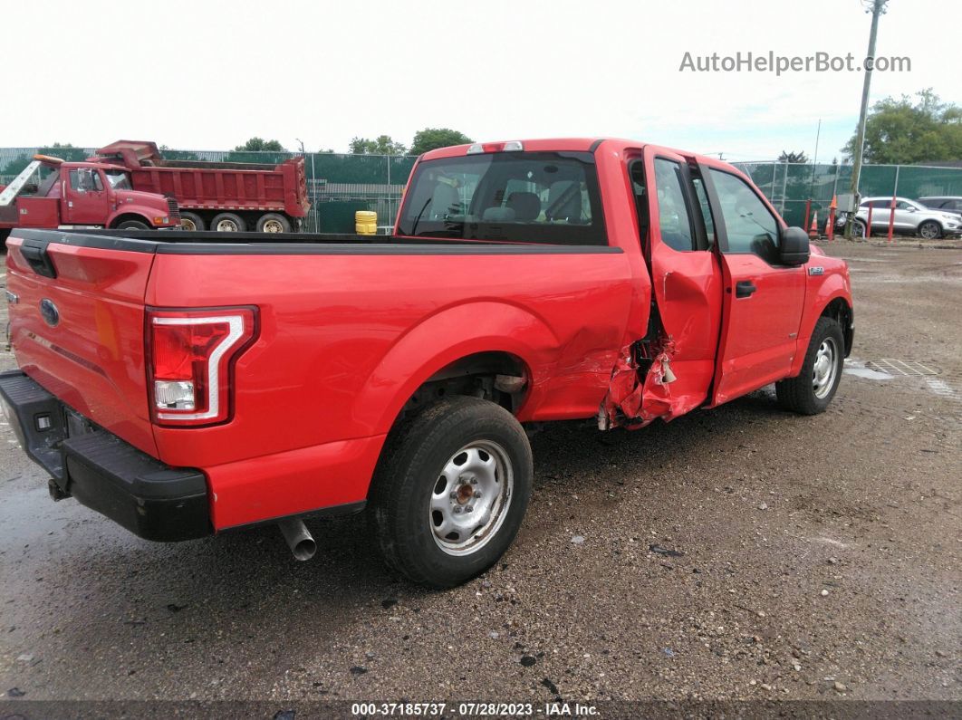 2017 Ford F-150 Xl/xlt/lariat Red vin: 1FTEX1CG4HKC56285