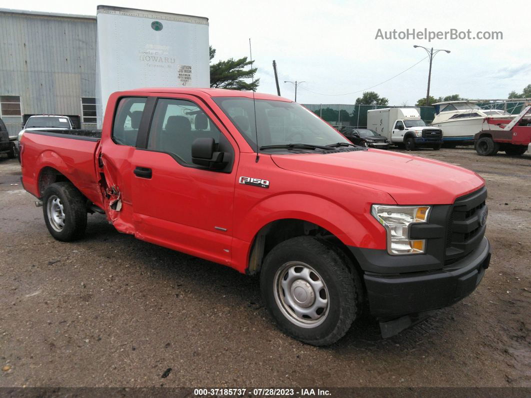 2017 Ford F-150 Xl/xlt/lariat Red vin: 1FTEX1CG4HKC56285