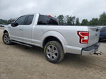 2018 Ford F150 Super Cab Серебряный vin: 1FTEX1CG7JKF99811