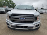 2018 Ford F150 Super Cab Silver vin: 1FTEX1CG7JKF99811