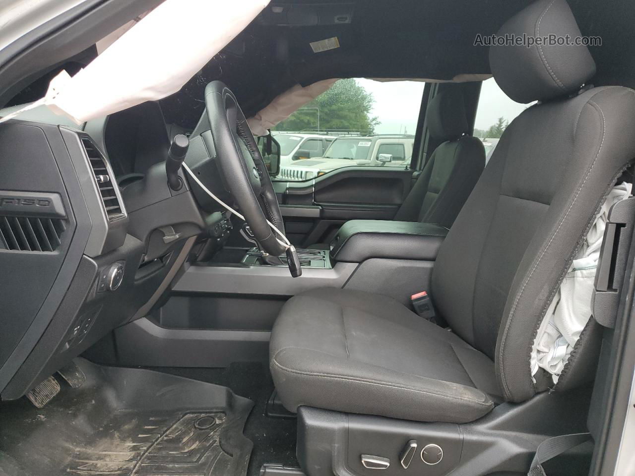 2018 Ford F150 Super Cab Silver vin: 1FTEX1CG7JKF99811