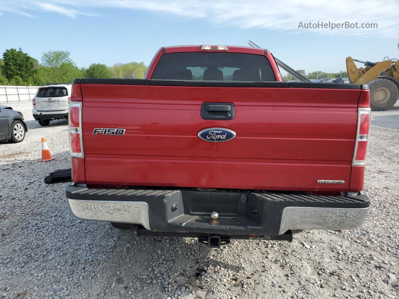 2011 Ford F150 Super Cab Maroon vin: 1FTEX1CM0BFA45106