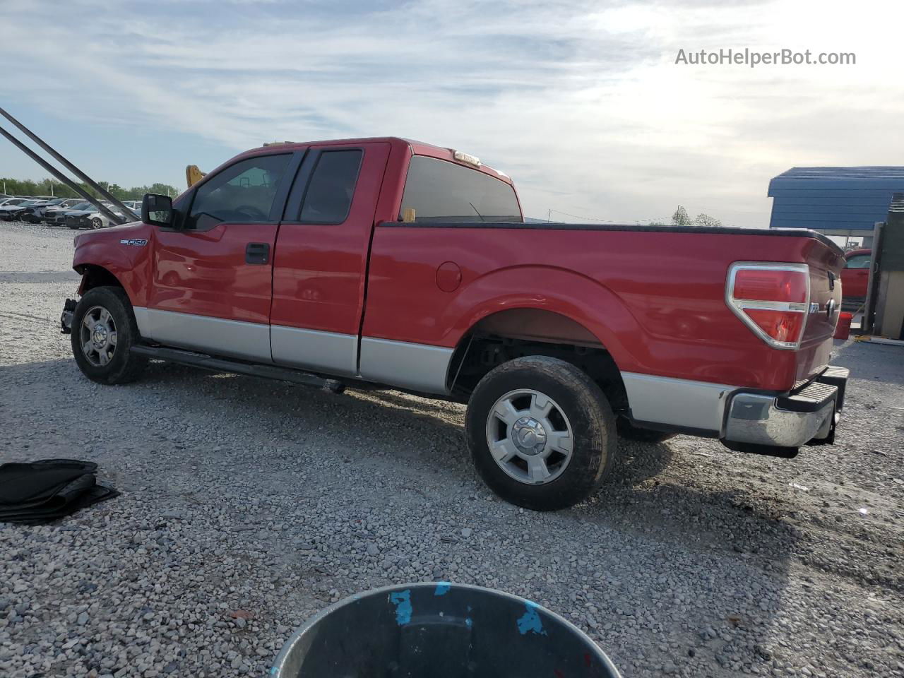 2011 Ford F150 Super Cab Maroon vin: 1FTEX1CM0BFA45106