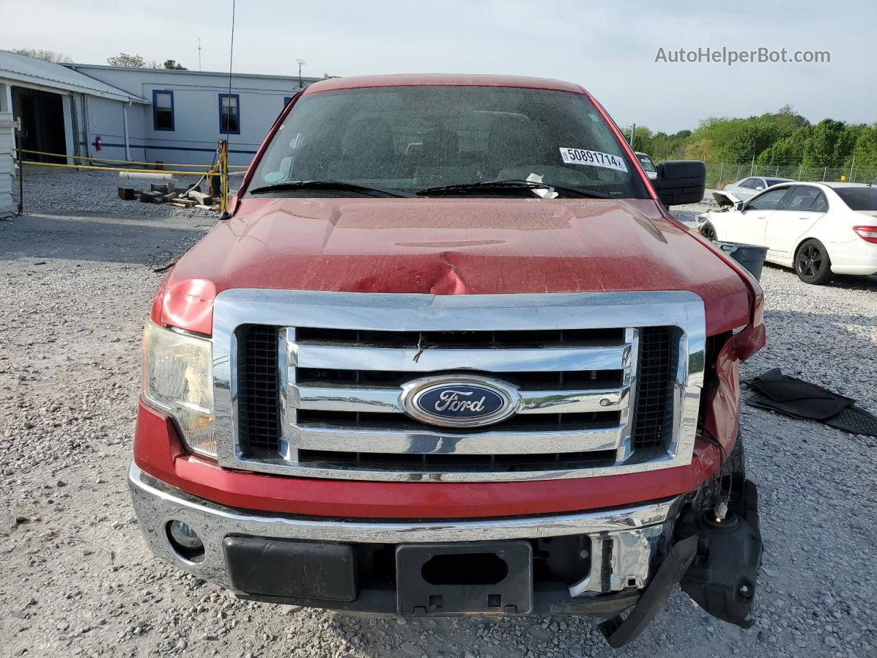 2011 Ford F150 Super Cab Maroon vin: 1FTEX1CM0BFA45106