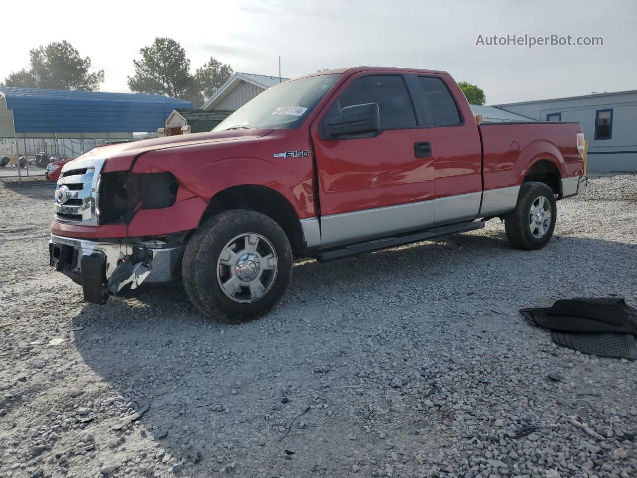 2011 Ford F150 Super Cab Maroon vin: 1FTEX1CM0BFA45106