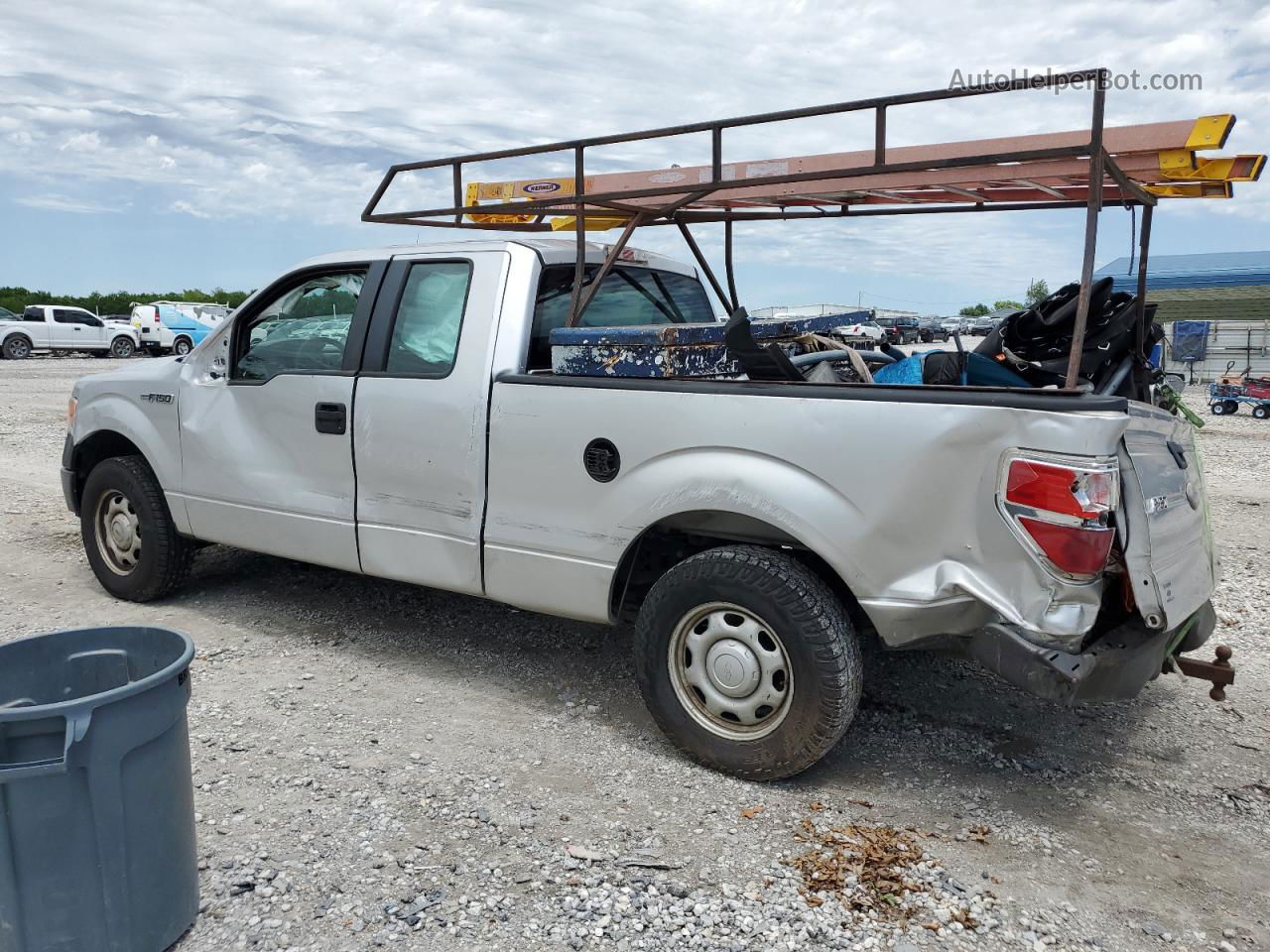 2011 Ford F150 Super Cab Gray vin: 1FTEX1CM0BFB98522