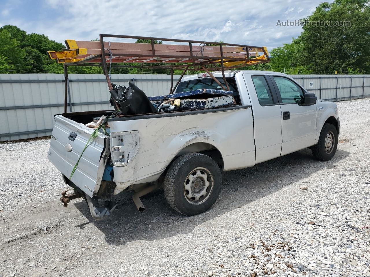 2011 Ford F150 Super Cab Серый vin: 1FTEX1CM0BFB98522