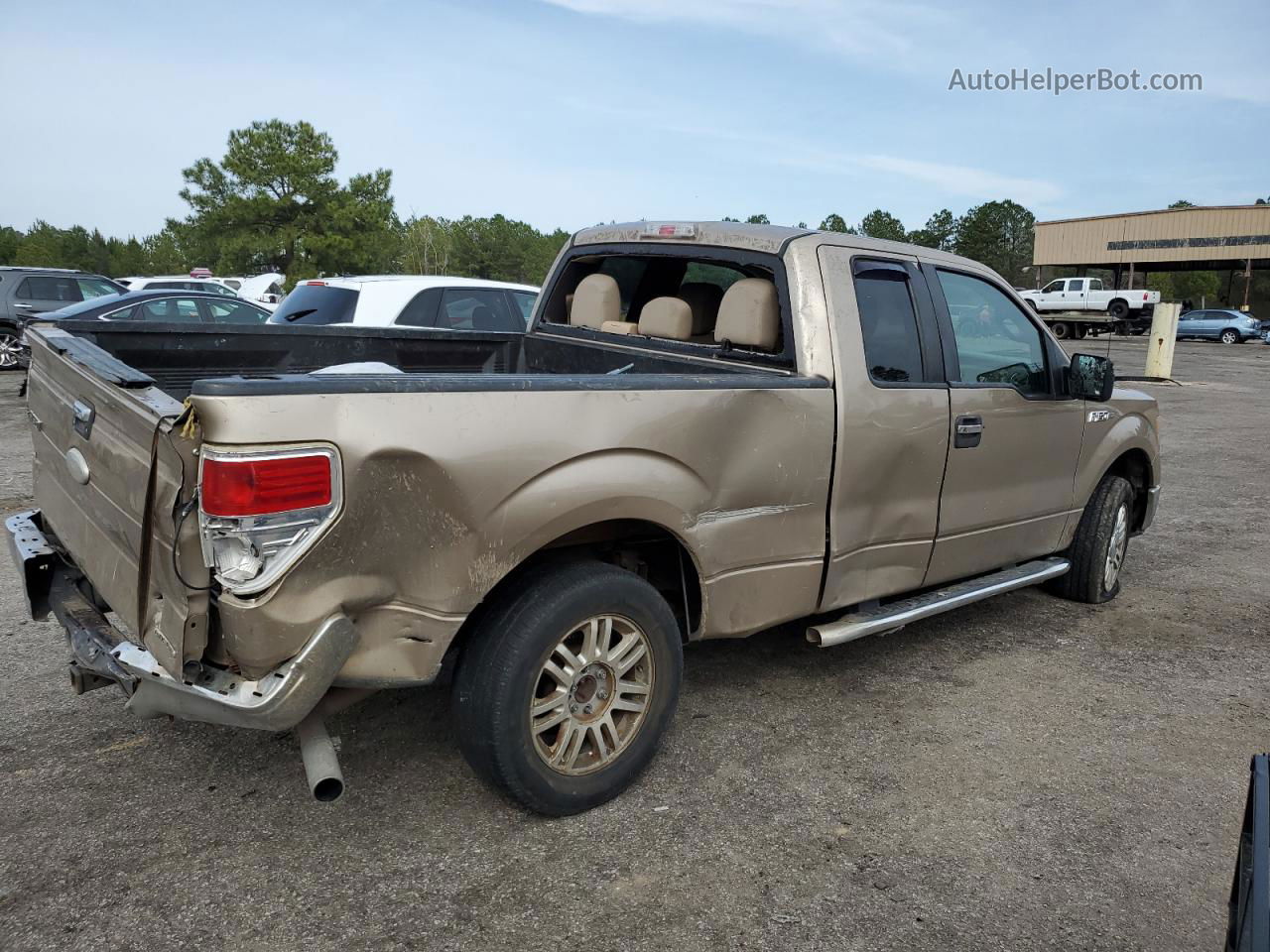 2011 Ford F150 Super Cab Gold vin: 1FTEX1CM0BFC62784