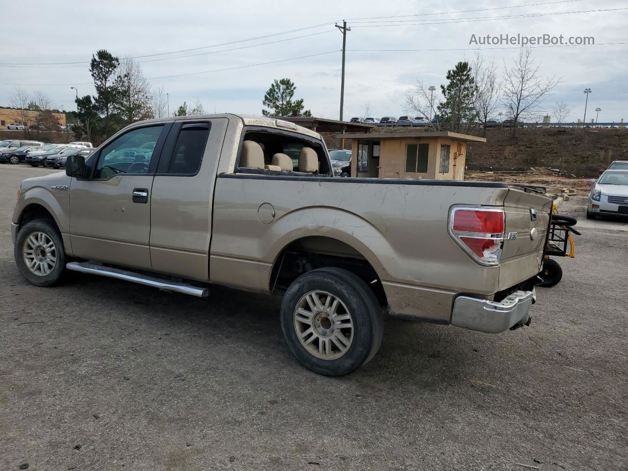 2011 Ford F150 Super Cab Золотой vin: 1FTEX1CM0BFC62784