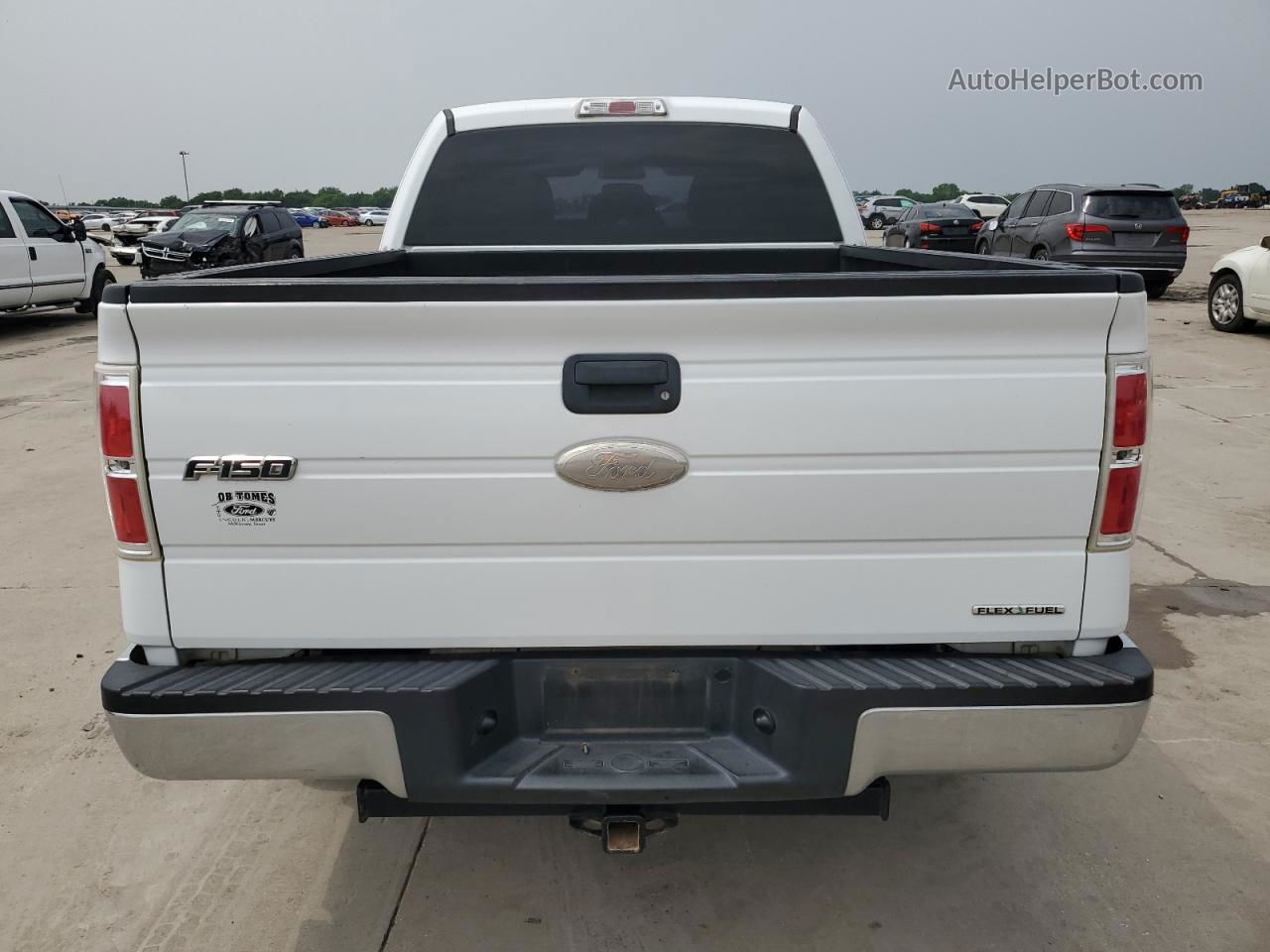 2011 Ford F150 Super Cab White vin: 1FTEX1CM1BFB65769