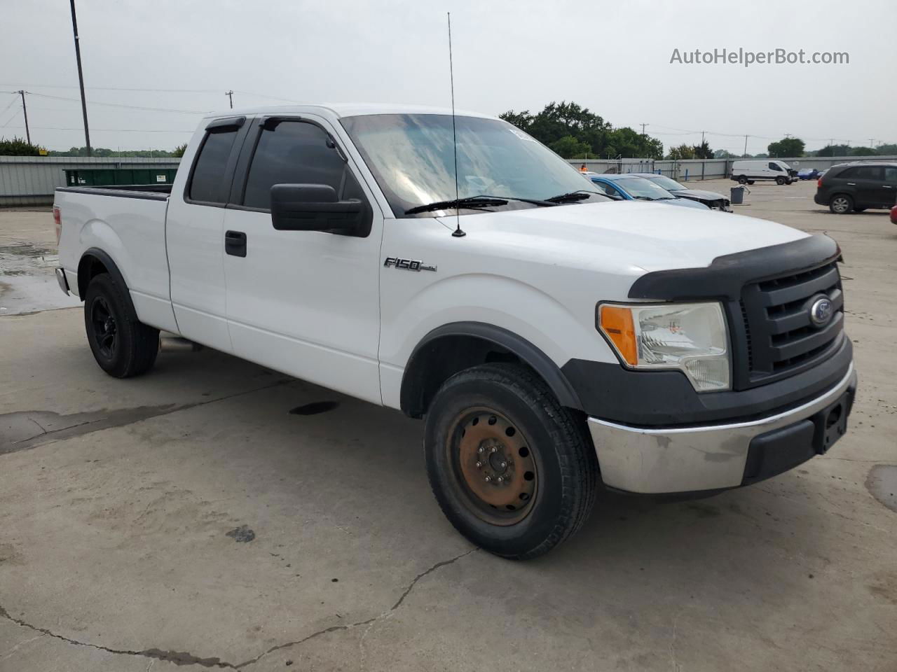 2011 Ford F150 Super Cab White vin: 1FTEX1CM1BFB65769