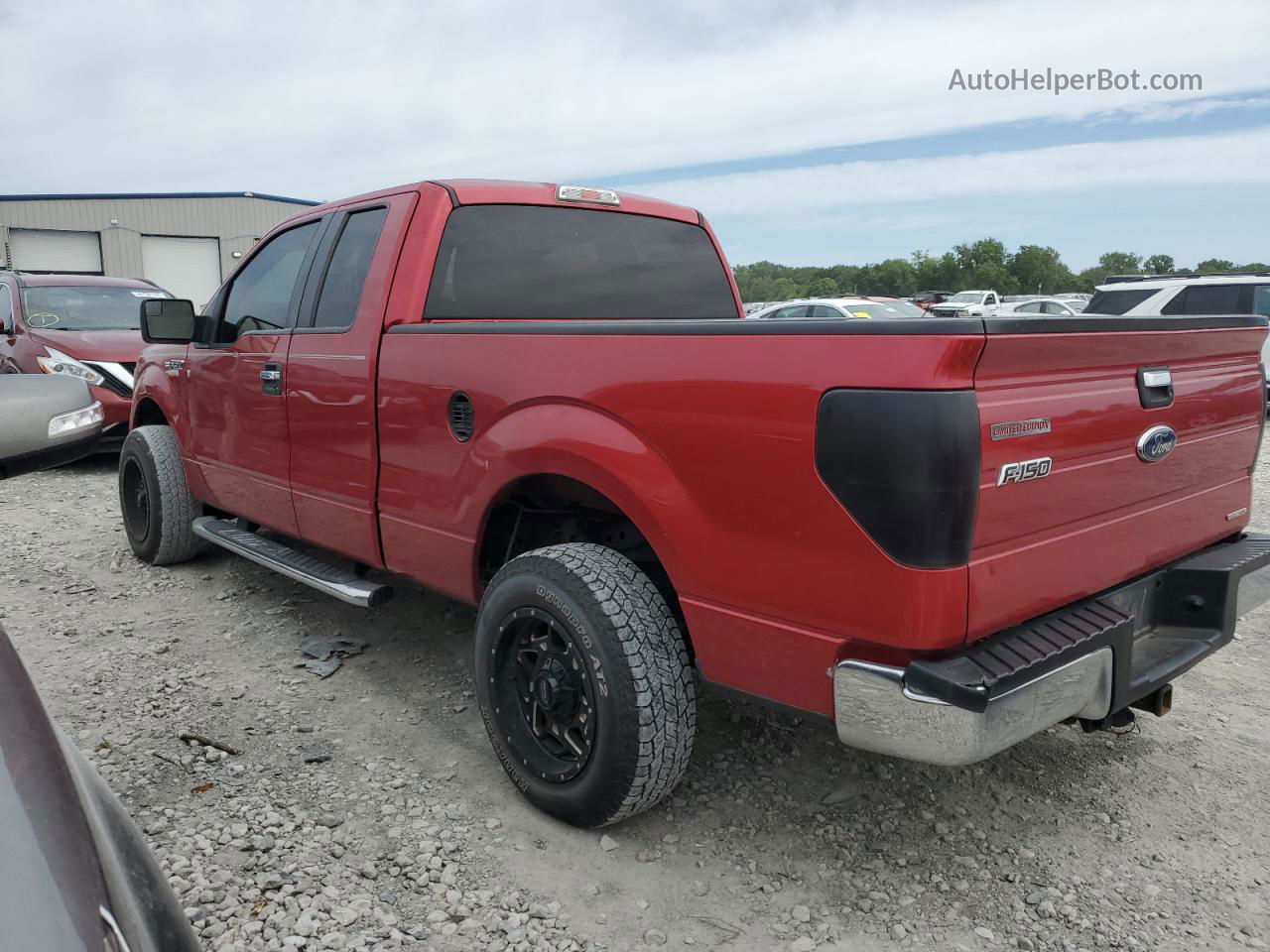 2011 Ford F150 Super Cab Красный vin: 1FTEX1CM2BFA38478