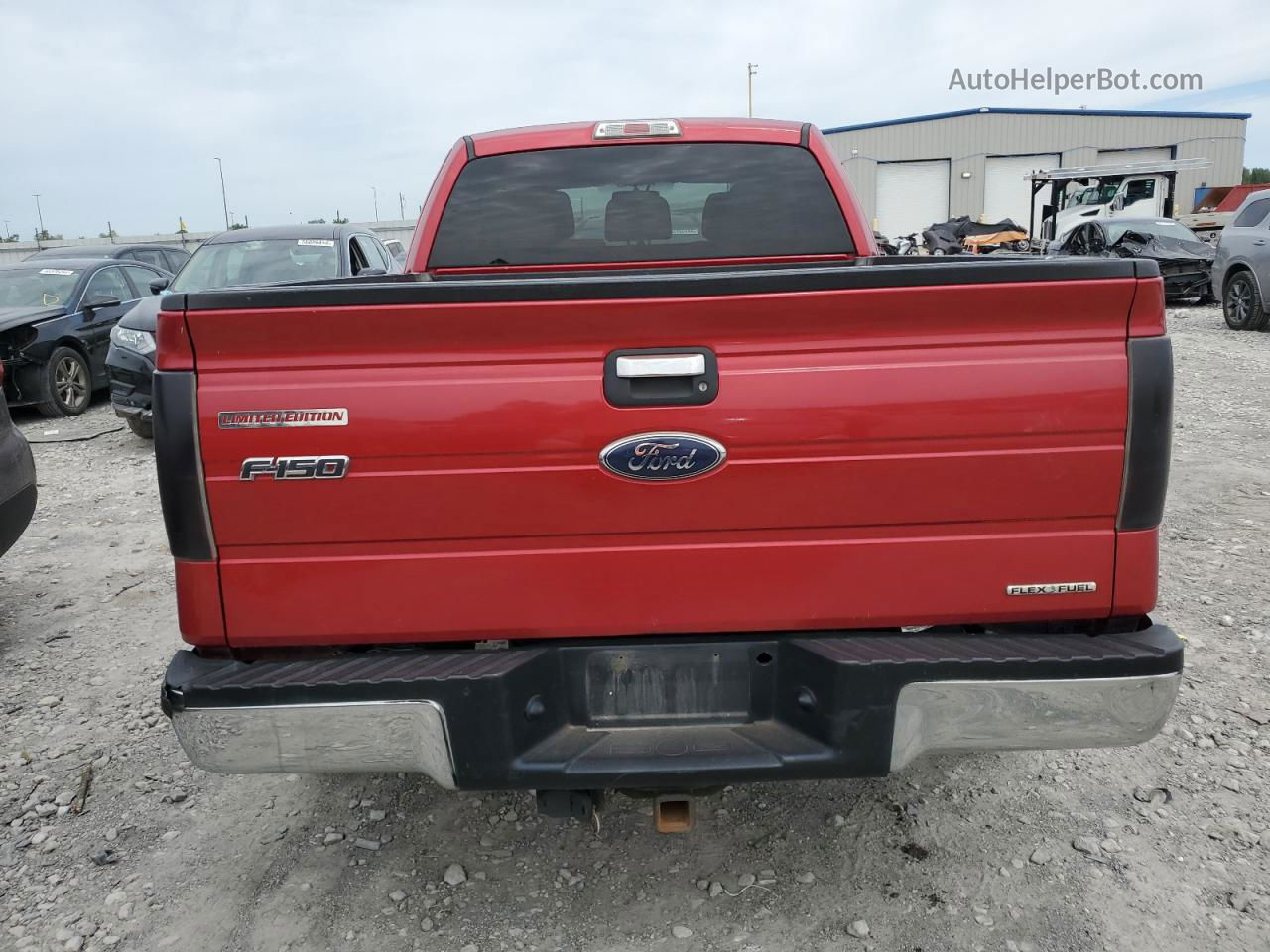 2011 Ford F150 Super Cab Red vin: 1FTEX1CM2BFA38478