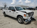 2014 Ford F150 Super Cab White vin: 1FTEX1CM2EFB48483