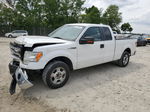 2014 Ford F150 Super Cab White vin: 1FTEX1CM2EFB48483