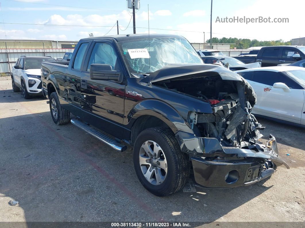 2014 Ford F-150 Stx Черный vin: 1FTEX1CM2EKG04151