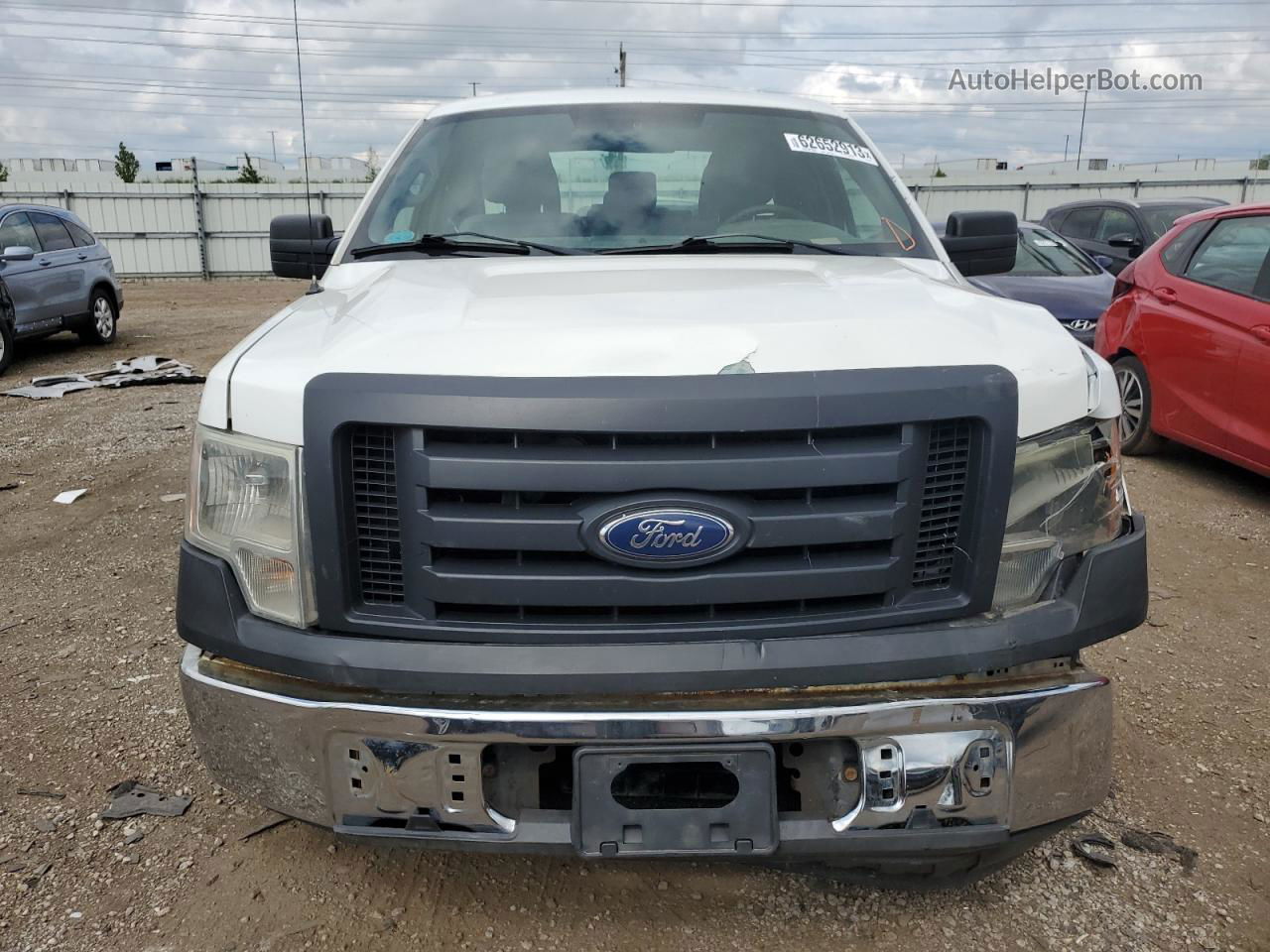 2011 Ford F150 Super Cab White vin: 1FTEX1CM3BFB89734