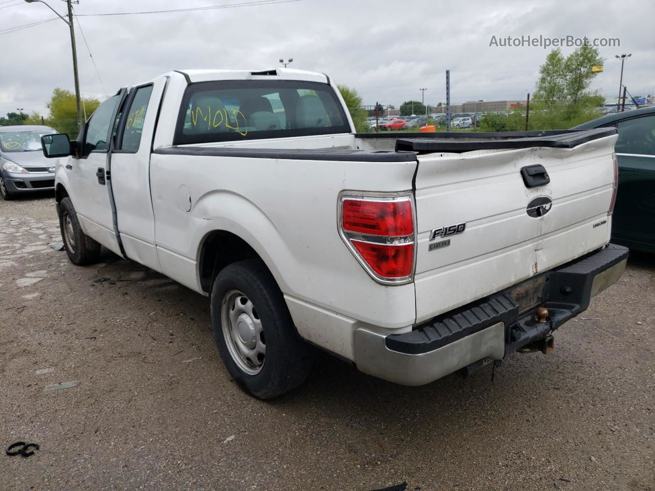 2011 Ford F150 Super Cab White vin: 1FTEX1CM4BFB65586