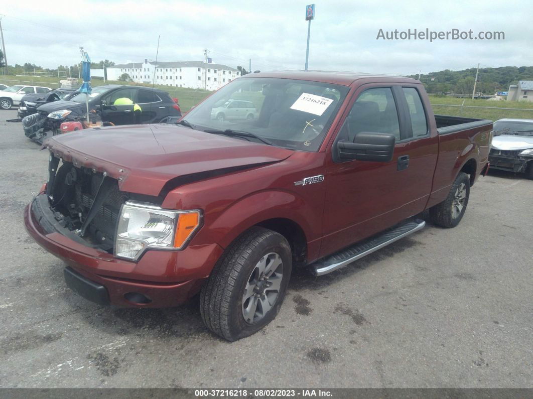 2014 Ford F-150 Xl/stx/xlt Red vin: 1FTEX1CM5EKE76682