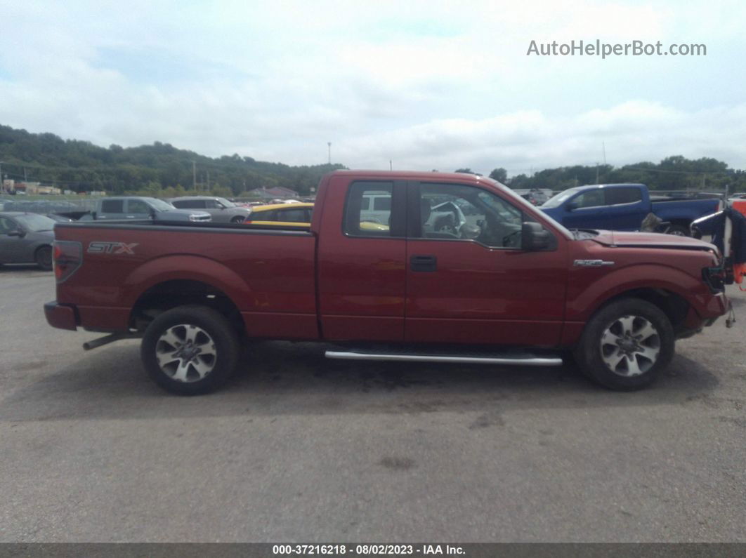 2014 Ford F-150 Xl/stx/xlt Red vin: 1FTEX1CM5EKE76682