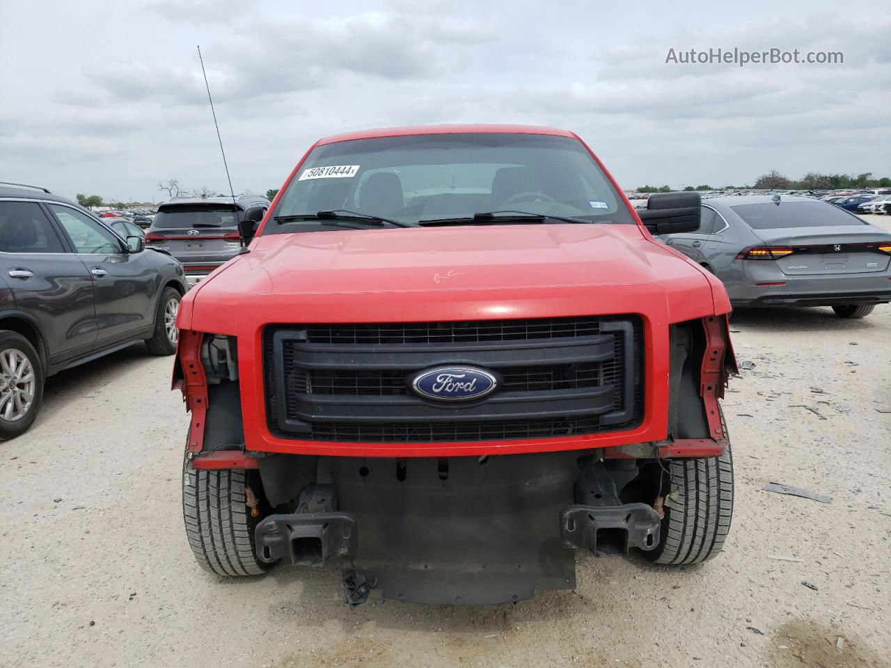 2014 Ford F150 Super Cab Красный vin: 1FTEX1CM6EFB16572