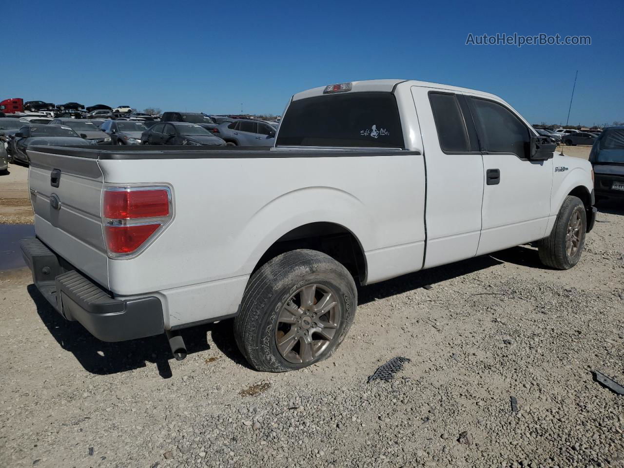 2014 Ford F150 Super Cab Белый vin: 1FTEX1CM6EKD76672