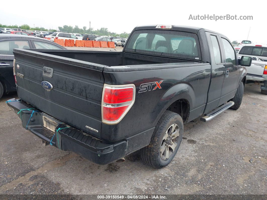 2014 Ford F-150 Stx Black vin: 1FTEX1CM6EKE43433