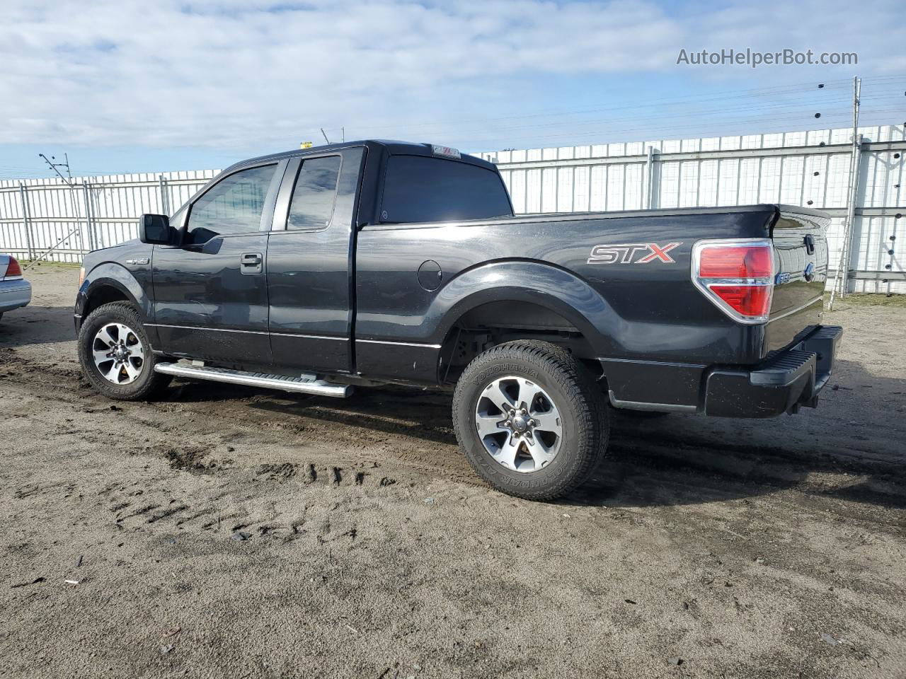 2014 Ford F150 Super Cab Black vin: 1FTEX1CM6EKG19624