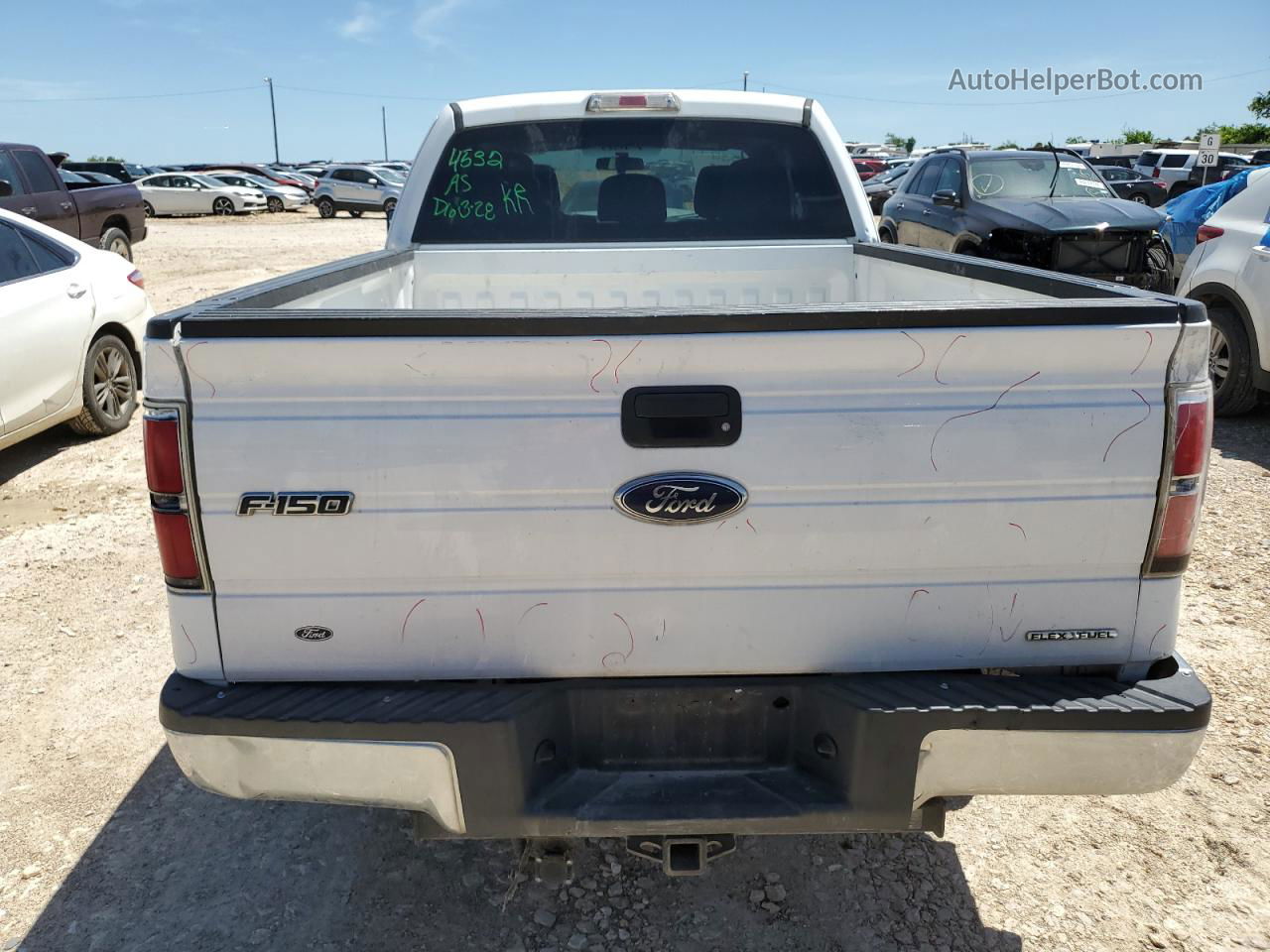 2011 Ford F150 Super Cab White vin: 1FTEX1CM7BFA79589