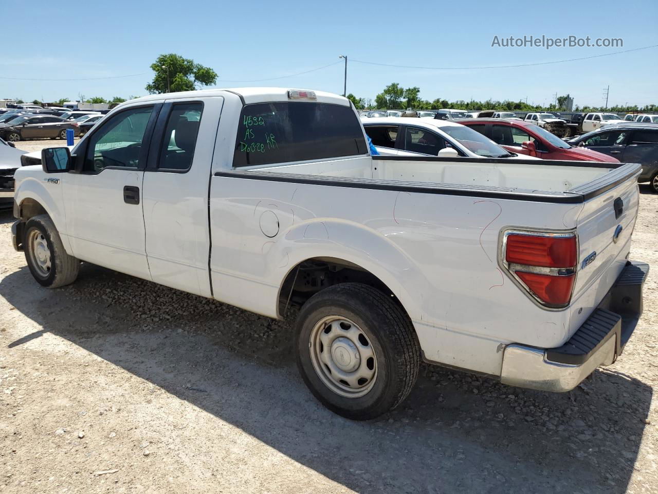 2011 Ford F150 Super Cab White vin: 1FTEX1CM7BFA79589