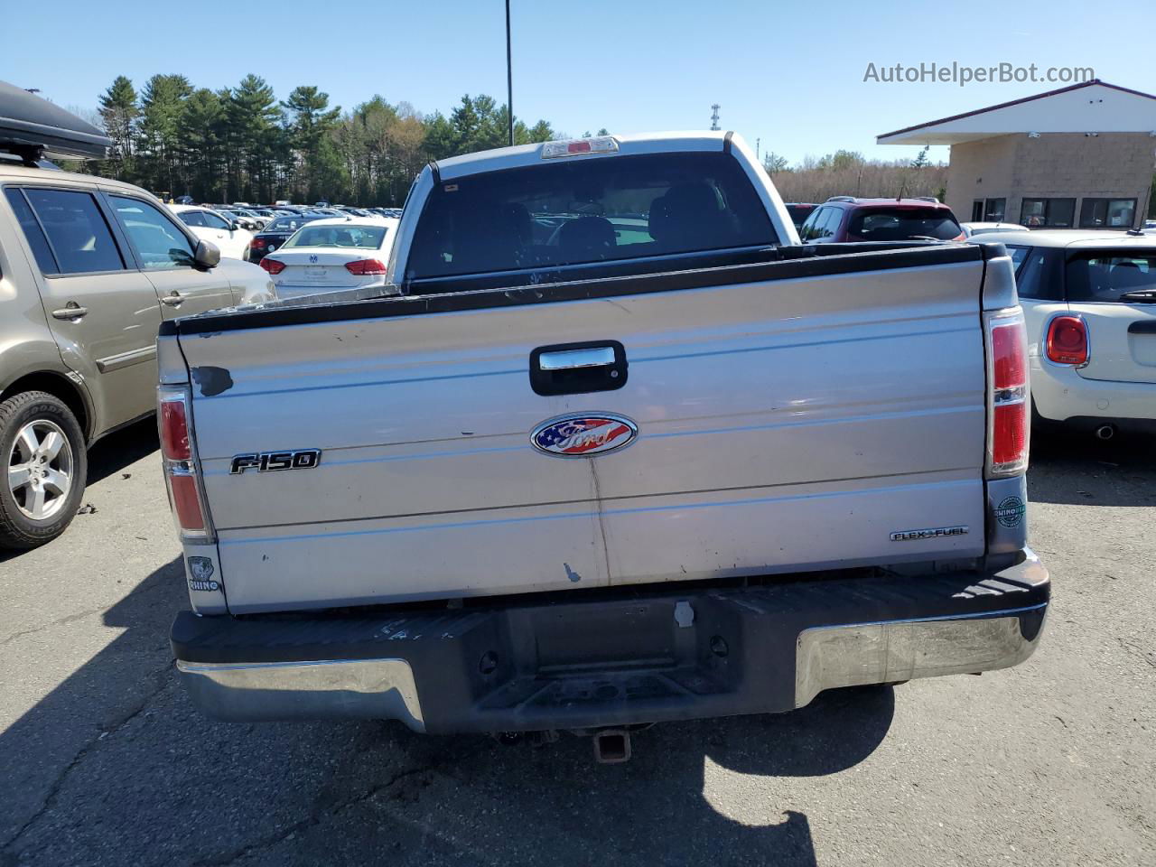 2011 Ford F150 Super Cab Silver vin: 1FTEX1CM8BKD08692