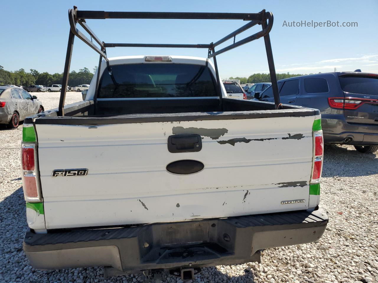 2011 Ford F150 Super Cab White vin: 1FTEX1CM8BKD67628