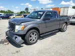 2014 Ford F150 Super Cab Gray vin: 1FTEX1CM9EFA29233